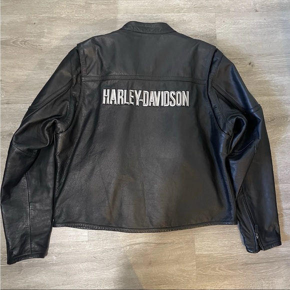 Vntg HARLEY-DAVIDSON Men's XL Buffalo Leather Motorcycle